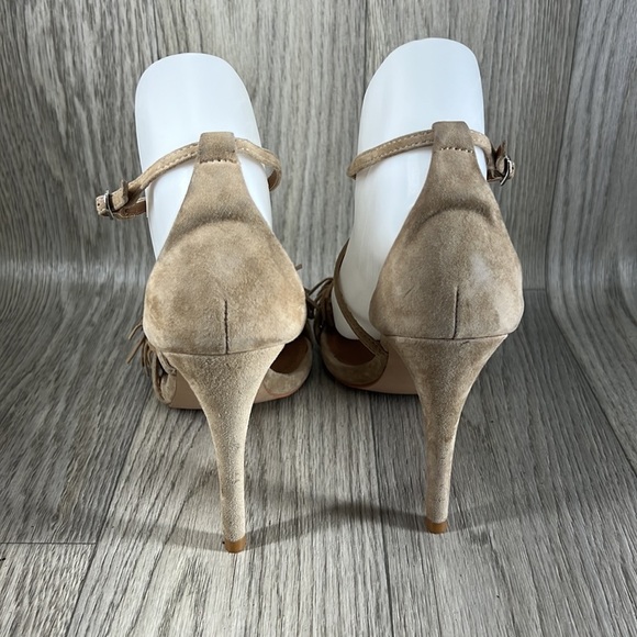 Steve Madden Fiorela Fringed Suede Sandals - Picture 4 of 12